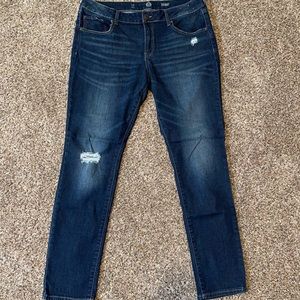SO Skinny Jeans, Size 17. Soft With Cute Rips
